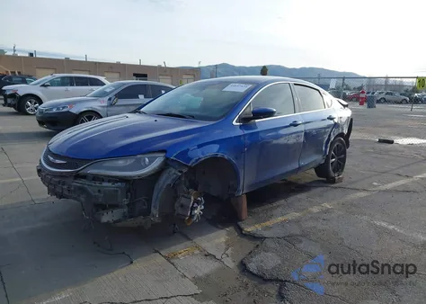 2015 Chrysler 200 Limited z USA, uszkodzony, nr VIN 1C3CCCAB9FN669325